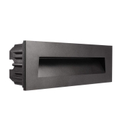 Mechanisches Systemzubehör, Abdeckung Schwarz Schräge für Light Base III Outdoor, Tiefe: 250 mm, Bre