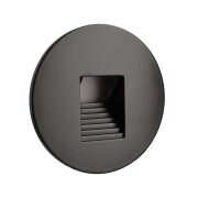 Mechanisches Systemzubehör, Abdeckung rund schwarz Stufe für Alwaid, Höhe: 19 mm, Durchmesser: 75 mm