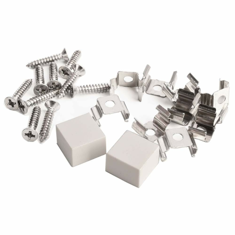 Deko-Light Mechanisches Systemzubehör, Montageset für D Flex Line 10,0 x 10,0 mm
