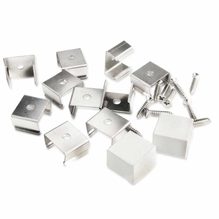 Deko-Light Mechanisches Systemzubehör, Montageset für D Flex Line 16,0 x 15,0 mm