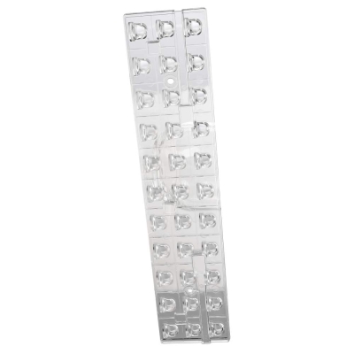 Deko-Light Mechanisches Systemzubehör, 15° Linse für Deckenaufbauleuchte Draconis Asymmetrisch, Tiefe: 285 mm,