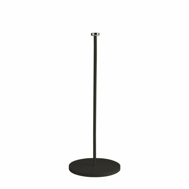 Deko-Light Mechanisches Systemzubehör, Standfuß für Magnetleuchte Miram Schwarz, Höhe: 270 mm, Durchmesser: 102