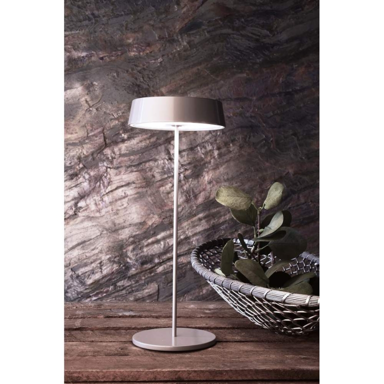 Deko-Light Mechanisches Systemzubehör, Standfuß für Magnetleuchte Miram Grau, Höhe: 270 mm, Durchmesser: 102 mm