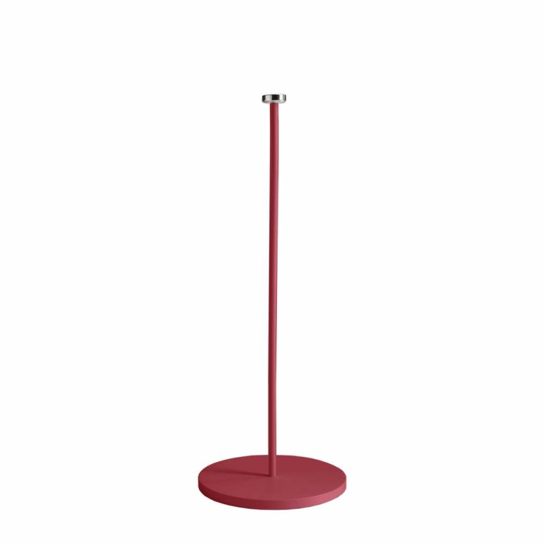 Deko-Light Mechanisches Systemzubehör, Standfuß für Magnetleuchte Miram Rubin Rot, Höhe: 270 mm, Durchmesser: 1