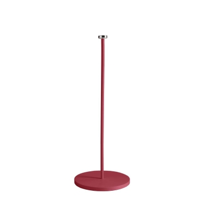 Deko-Light Mechanisches Systemzubehör, Standfuß für Magnetleuchte Miram Rubin Rot, Höhe: 270 mm, Durchmesser: 1