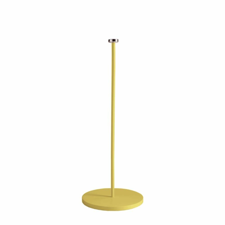 Deko-Light Mechanisches Systemzubehör, Standfuß für Magnetleuchte Miram Gelb, Höhe: 270 mm, Durchmesser: 102 mm
