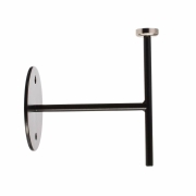 Mechanisches Systemzubehör, Wandhalter für Magnetleuchte Miram Schwarz, Breite: 85 mm, Höhe: 96 mm