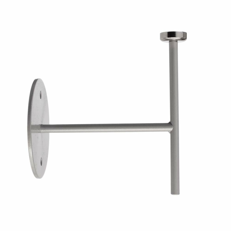 Deko-Light Mechanisches Systemzubehör, Wandhalter für Magnetleuchte Miram Grau, Breite: 85 mm, Höhe: 96 mm