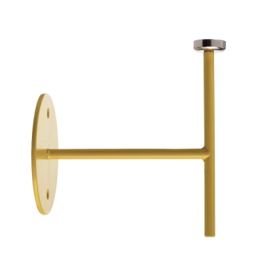 Deko-Light Mechanisches Systemzubehör, Wandhalter für Magnetleuchte Miram Gelb, Breite: 85 mm, Höhe: 96 mm