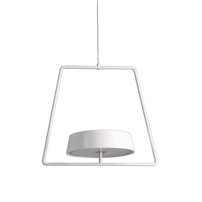 Deko-Light Mechanisches Systemzubehör, Pendel für Magnetleuchte Miram Weiß, Breite: 205 mm, Höhe: 185 mm