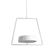 Mechanisches Systemzubehör, Pendel für Magnetleuchte Miram Weiß, Breite: 205 mm, Höhe: 185 mm