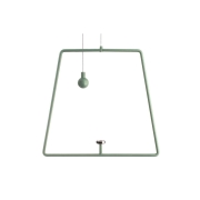 Mechanisches Systemzubehör, Pendel für Magnetleuchte Miram Green, Breite: 205 mm, Höhe: 185 mm