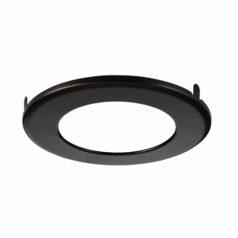 Deko-Light Mechanisches Systemzubehör, Abdeckung Schwarz für Deckeneinbauleuchte Acrux 68, Höhe: 10 mm, Durchme