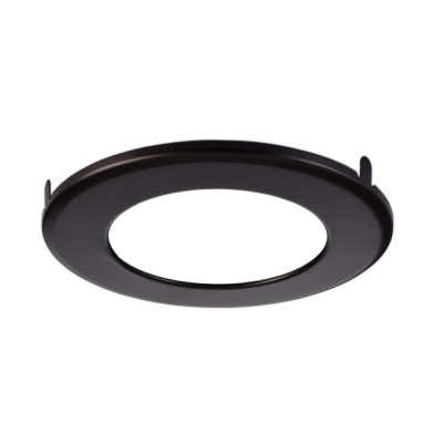 Deko-Light Mechanisches Systemzubehör, Abdeckung Schwarz für Deckeneinbauleuchte Acrux 68, Höhe: 10 mm, Durchme