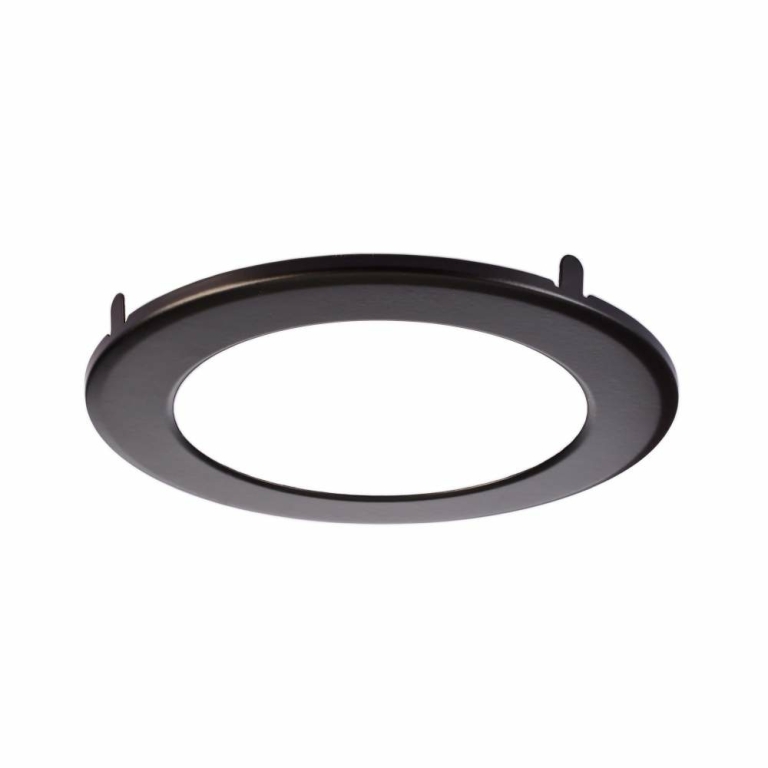 Deko-Light Mechanisches Systemzubehör, Abdeckung Schwarz für Deckeneinbauleuchte Acrux 90, Höhe: 10 mm, Durchme