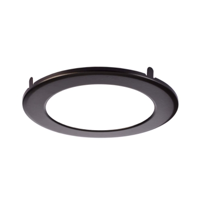 Deko-Light Mechanisches Systemzubehör, Abdeckung Schwarz für Deckeneinbauleuchte Acrux 90, Höhe: 10 mm, Durchme