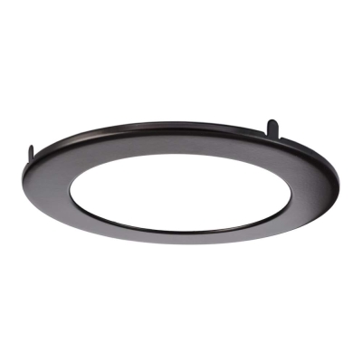 Deko-Light Mechanisches Systemzubehör, Abdeckung Schwarz für Deckeneinbauleuchte Acrux 120, Höhe: 10 mm, Durchm