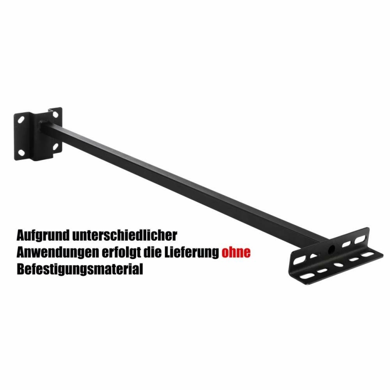 Deko-Light Mechanisches Montagezubehör, Wandausleger/Displayarm, Metall, Schwarz, Traglast max. 4,5 kg, Länge: