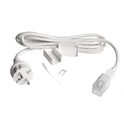 Deko-Light Mechanisches Systemzubehör, Einspeisekabel mit Konturenstecker für 230V LED Stripe, Tiefe: 3000 mm
