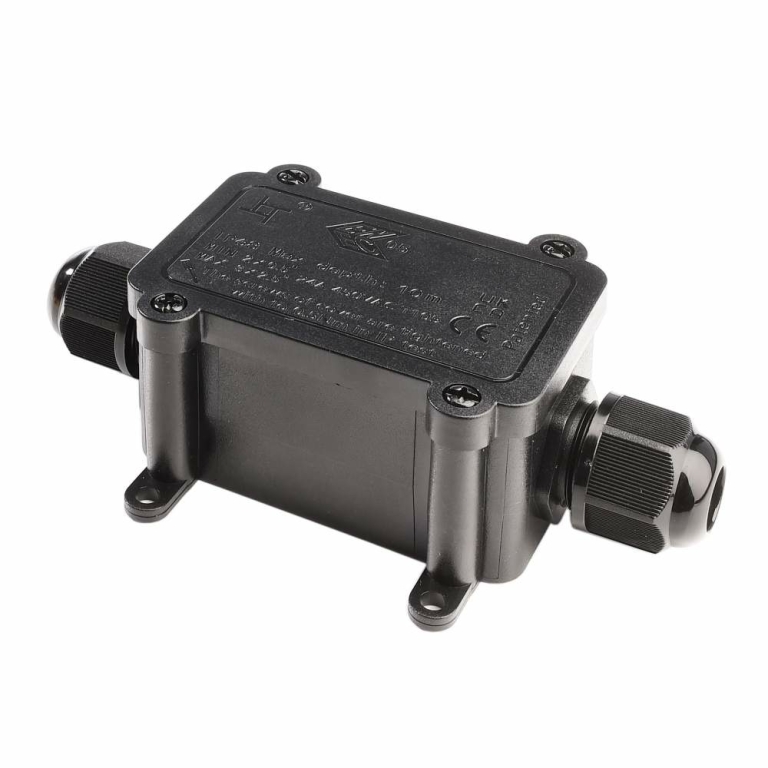 Deko-Light Elektrisches Montagezubehör, Outdoor 2-fach-Verteiler eckig für Kabel 5-12 mm, 0.5-2,5 mm², max. 450
