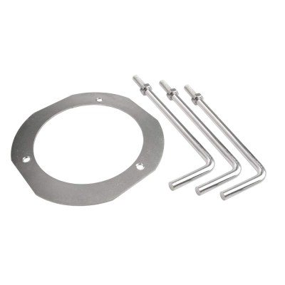 Deko-Light Mechanisches Systemzubehör, Betonanker für Serie Faro, Tiefe: 144 mm, Breite: 2 mm, Höhe: 144 mm