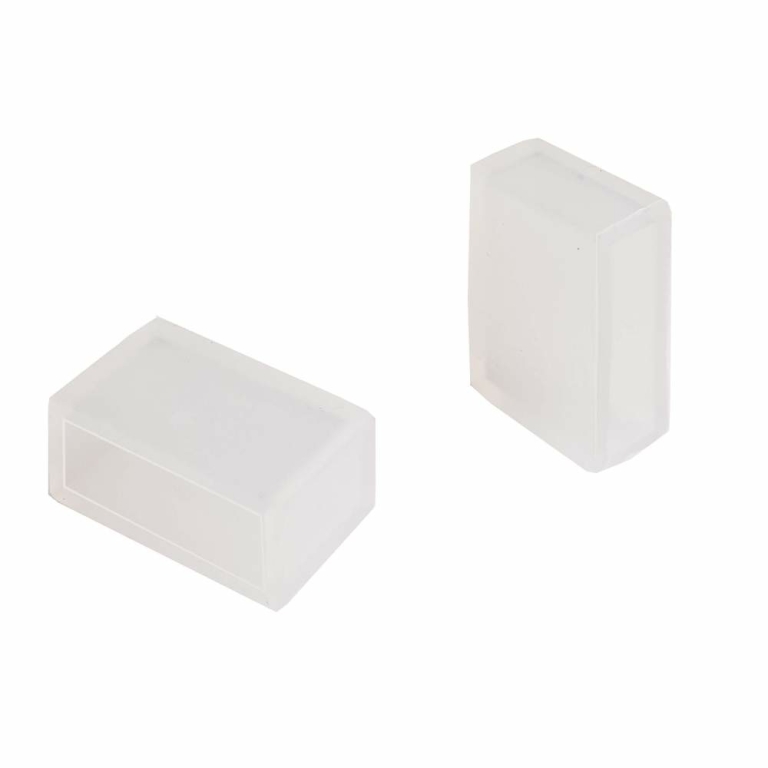 Deko-Light Elektrisches Systemzubehör , Silikon Endkappen Set 2 St. für 24V COB Sauna Stripe