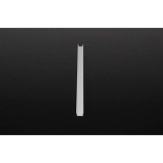 Profil, U-Profil flach AU-01-08, 8 - 9,3 mm LED Stripes, Aluminium, Silber, Gebürstet, Tiefe: 2000 m
