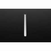 Profil, U-Profil flach AU-01-08, 8 - 9,3 mm LED Stripes, Aluminium, Silber, Eloxiert, Tiefe: 3000 mm