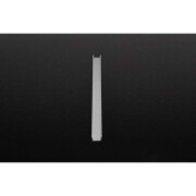 Profil, U-Profil flach AU-01-10, 10 - 11,3 mm LED Stripes, Aluminium, Silber, Gebürstet, Tiefe: 2000