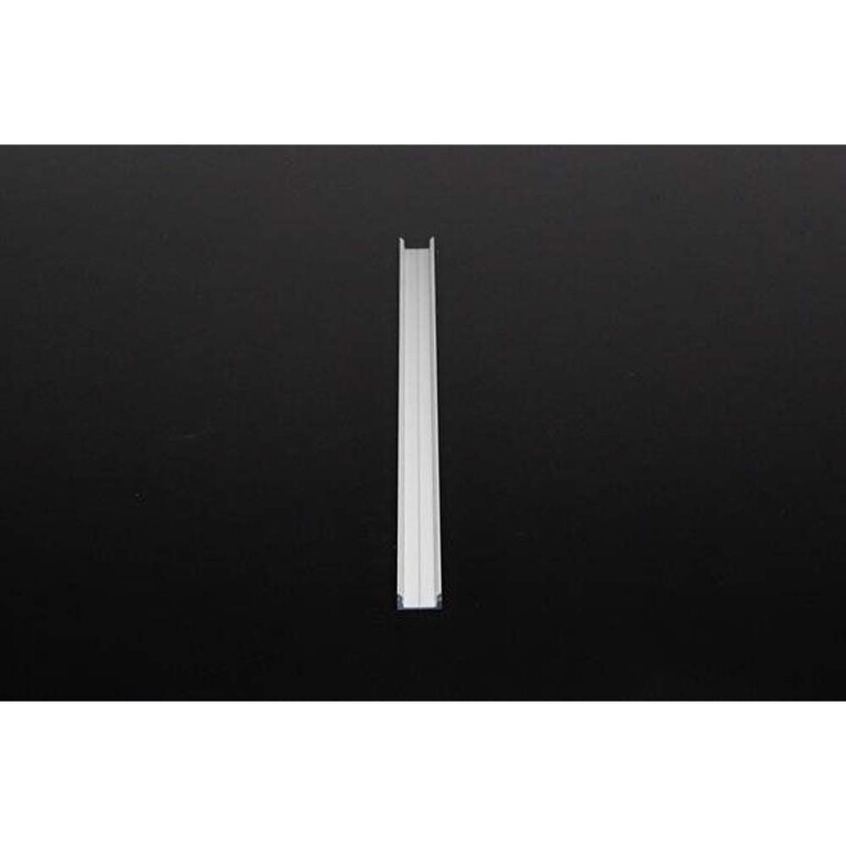 Deko-Light Profil, U-Profil flach AU-01-10, 10 - 11,3 mm LED Stripes, Aluminium, Silber, Eloxiert, Tiefe: 3000