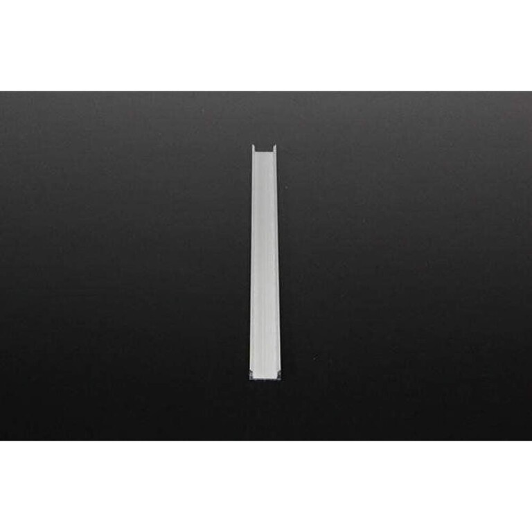 Deko-Light Profil, U-Profil flach AU-01-12, 12 - 13,3 mm LED Stripes, Aluminium, Silber, Gebürstet, Tiefe: 2000