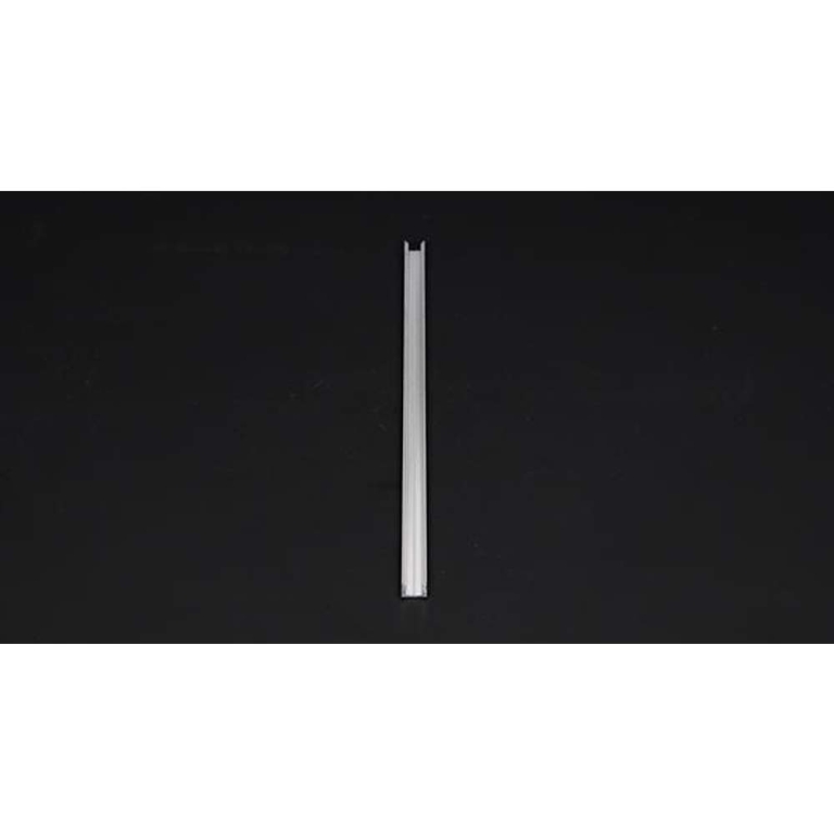 Deko-Light Profil, U-Profil flach AU-01-05, 5 - 5,7 mm LED Stripes, Aluminium, Silber, Eloxiert, Tiefe: 1000 mm