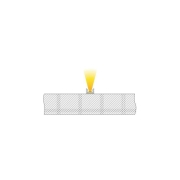 Profil, U-Profil flach AU-01-05, 5 - 5,7 mm LED Stripes, Aluminium, Silber, Eloxiert, Tiefe: 1000 mm