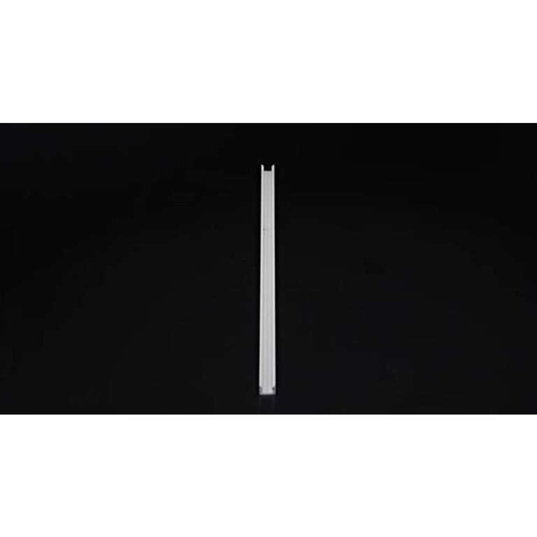 Deko-Light Profil, U-Profil flach AU-01-05, 5 - 5,7 mm LED Stripes, Aluminium, Weiß, Tiefe: 2000 mm, Breite: 9