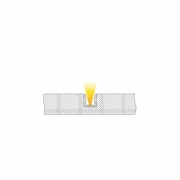 Profil, U-Profil hoch AU-02-08, 8 - 9,3 mm LED Stripes, Aluminium, Silber, Eloxiert, Tiefe: 2000 mm,