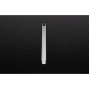 Profil, U-Profil hoch AU-02-10, 10 - 11,3 mm LED Stripes, Aluminium, Silber, Eloxiert, Tiefe: 1000 m