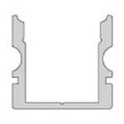 Profil, U-Profil hoch AU-02-10, 10 - 11,3 mm LED Stripes, Aluminium, Silber, Eloxiert, Tiefe: 2000 m