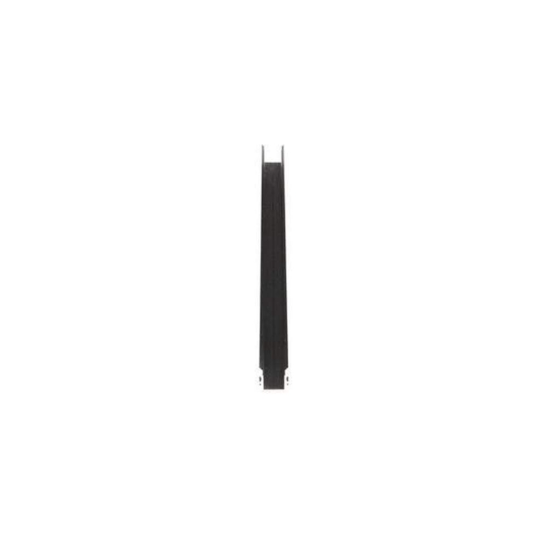Deko-Light Profil, U-Profil hoch AU-02-10, 10 - 11,3 mm LED Stripes, Aluminium, Schwarz, Eloxiert, Tiefe: 2000