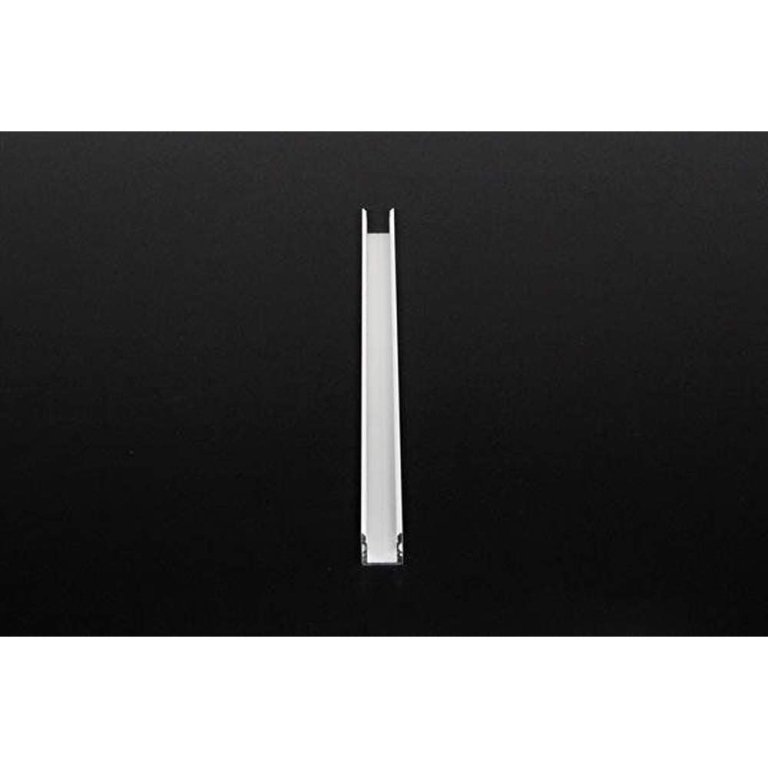Deko-Light Profil, U-Profil hoch AU-02-10, 10 - 11,3 mm LED Stripes, Aluminium, Weiß, Tiefe: 2000 mm, Breite: 1