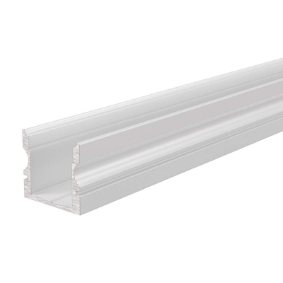 Deko-Light Profil, U-Profil hoch AU-02-10, 10 - 11,3 mm LED Stripes, Aluminium, Weiß, Tiefe: 2000 mm, Breite: 1