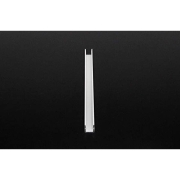 Profil, U-Profil hoch AU-02-10, 10 - 11,3 mm LED Stripes, Aluminium, Weiß, Tiefe: 2000 mm, Breite: 1