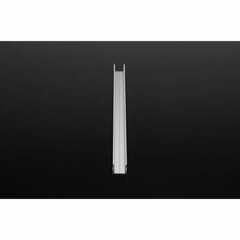 Deko-Light Profil, U-Profil hoch AU-02-12, 12 - 13,3 mm LED Stripes, Aluminium, Silber, Eloxiert, Tiefe: 2000 m