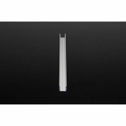 Profil, U-Profil hoch AU-02-12, 12 - 13,3 mm LED Stripes, Aluminium, Silber, Eloxiert, Tiefe: 2000 m