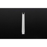 Profil, U-Profil hoch AU-02-12, 12 - 13,3 mm LED Stripes, Aluminium, Weiß, Tiefe: 2000 mm, Breite: 1