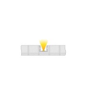 Profil, U-Profil hoch AU-02-12, 12 - 13,3 mm LED Stripes, Aluminium, Silber, Eloxiert, Tiefe: 3000 m