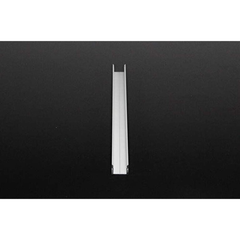 Deko-Light Profil, U-Profil hoch AU-02-15, 15 - 16,3 mm LED Stripes, Aluminium, Silber, Eloxiert, Tiefe: 1000 m