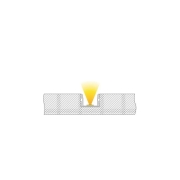 Profil, U-Profil hoch AU-02-15, 15 - 16,3 mm LED Stripes, Aluminium, Silber, Eloxiert, Tiefe: 1000 m