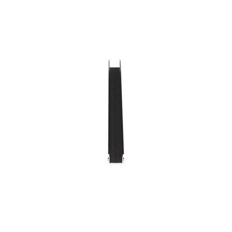 Deko-Light Profil, U-Profil hoch AU-02-15, 15 - 16,3 mm LED Stripes, Aluminium, Schwarz, Eloxiert, Tiefe: 2000