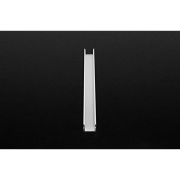 Profil, U-Profil hoch AU-02-15, 15 - 16,3 mm LED Stripes, Aluminium, Weiß, Tiefe: 2000 mm, Breite: 2