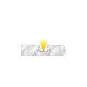 Profil, U-Profil hoch AU-02-15, 15 - 16,3 mm LED Stripes, Aluminium, Silber, Eloxiert, Tiefe: 3000 m